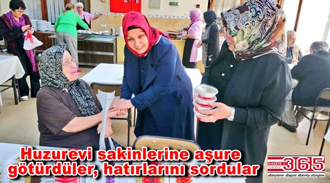 AK Parti Güngören Kadın Kolu Teşkilatı huzurevindeki yaşlıları unutmadı