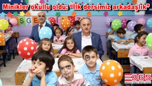 Anasınıfı ve ilkokul öğrencileri için ders zili çaldı