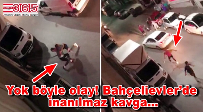 Bahçelievler'de kadınlar erkekleri döverek hastanelik etti