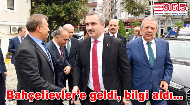 AK Parti İl Başkanı Bayram Şenocak Bahçelievler'e ziyaret gerçekleştirdi