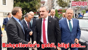 AK Parti İl Başkanı Bayram Şenocak Bahçelievler'e ziyaret gerçekleştirdi