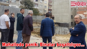 Bağcılar'da iki binada çökme riski: 6 bina boşaltıldı