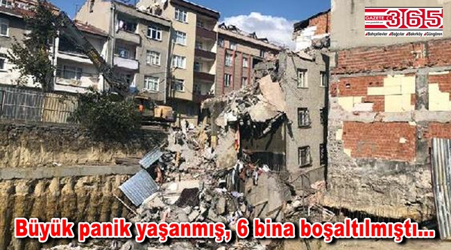 Bağcılar'daki o binanın yıkımı sürüyor