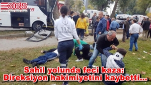 Bakırköy'de servis aracı kaza yaptı: 11 yaralı
