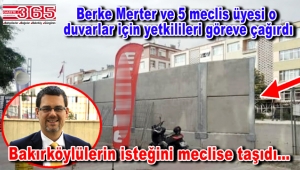 Bakırköy halkı beton duvarların hemen durdurulmasını istiyor