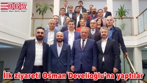 BBSK Başkanı Uyan ve yönetiminden Başkan Develioğlu'na ziyaret...