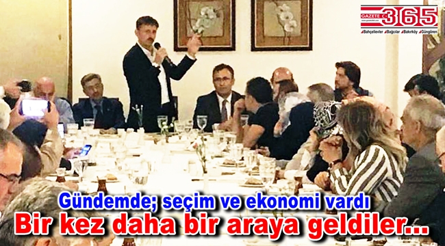 İl Başkan Yardımcısı Hakan Bahadır ve dostları yemekte buluştu