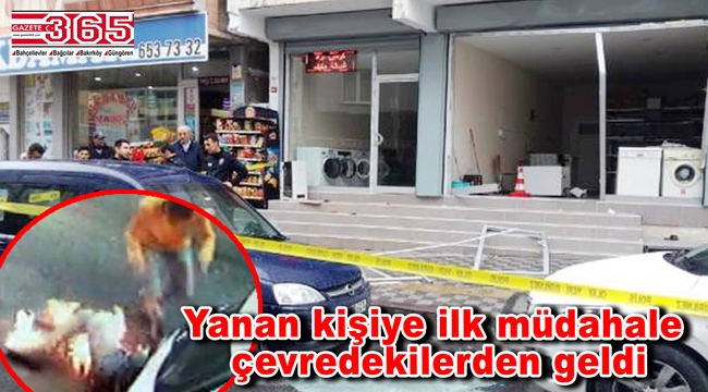 Bahçelievler'de bir işyerinde tüp patladı: 1 kişi yaralandı