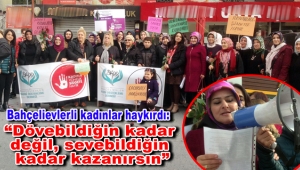 BKDD'li kadınlar kadına şiddete karşı tepki gösterdi