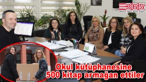 CHP'li kadınlardan öğrencilere anlamlı hediye...