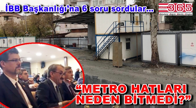 CHP'li meclis üyeleri metro projelerini İBB Meclisi'nin gündemine taşıdı