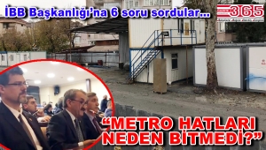 CHP'li meclis üyeleri metro projelerini İBB Meclisi'nin gündemine taşıdı