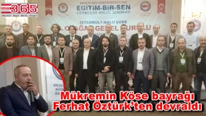 Eğitim Bir-Sen İstanbul 1 No'lu Şube'nin yeni Başkanı Mükremin Köse…