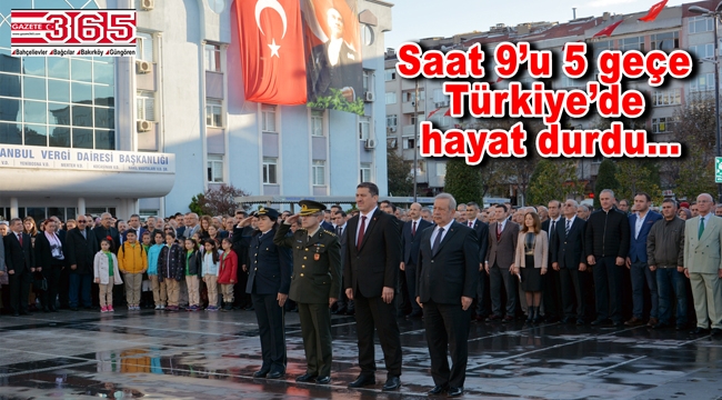 Gazi Mustafa Kemal Atatürk törenlerle anıldı 