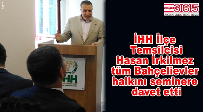 İHH Bahçelievler Temsilciliği faaliyetlerine başladı