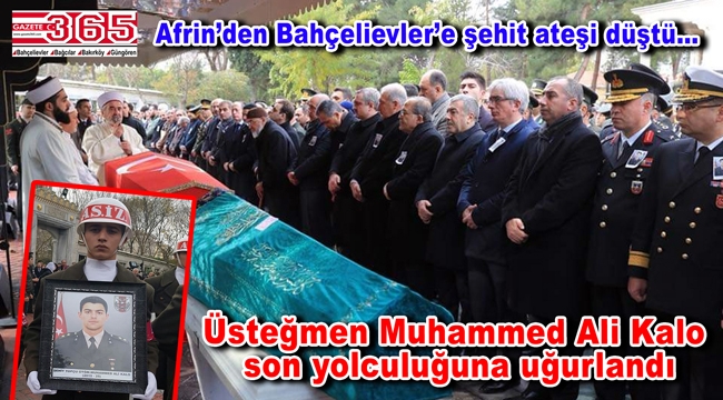 Bahçelievlerli Topçu Üsteğmen Muhammed Ali Kalo şehit oldu