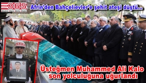 Bahçelievlerli Topçu Üsteğmen Muhammed Ali Kalo şehit oldu