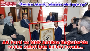 AK Parti Bağcılar Teşkilatı MHP'yi ziyaret etti