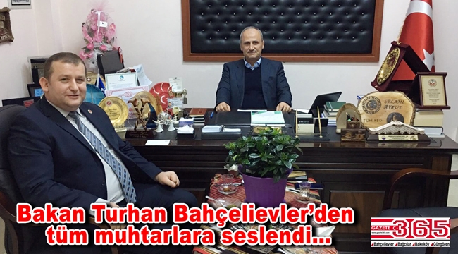 Bakan Cahit Turhan, TÜMFED Başkanı Selami Aykut’u ziyaret etti