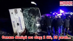 Bakırköy'den Ordu'ya giden otobüs, dönüş yolunda kaza yaptı