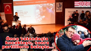 CHP'nin İstanbul Adayı Ekrem İmamoğlu Bağcılar'a geldi