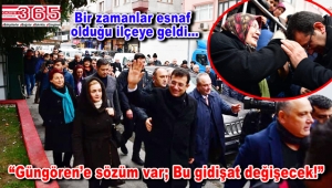 CHP'nin İstanbul Adayı Ekrem İmamoğlu Güngören’de halkla buluştu
