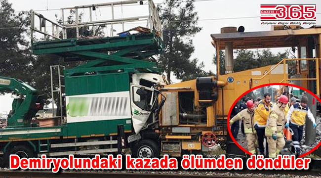 Florya'da tren hattında kaza: 2 yaralı… 