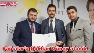 İYİ Parti Bağcılar İlçe Gençlik Kolu Başkanı Gökhan Güney oldu