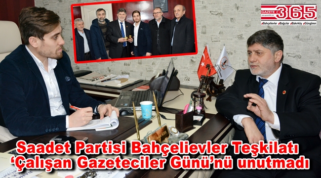 Saadet Partisi Bahçelievler Belediye Başkan Adayı Yaşar Avcı'dan Gazete 365'e ziyaret…