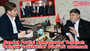 Saadet Partisi Bahçelievler Belediye Başkan Adayı Yaşar Avcı'dan Gazete 365'e ziyaret…