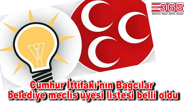 İşte AK Parti Bağcılar Belediye Meclis Üyesi Adayı Listesi…