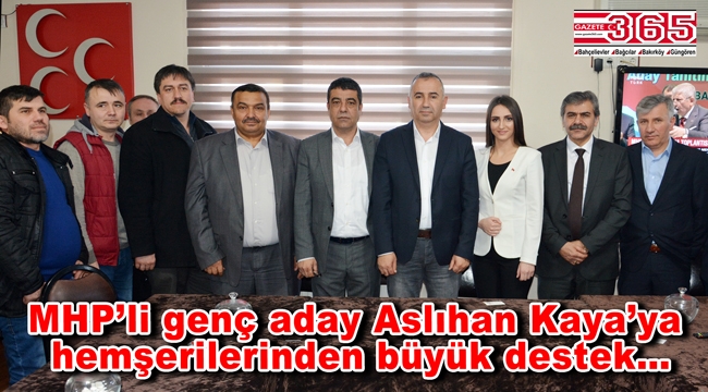 MHP'den meclis üyeliğine aday olan Aslıhan Kaya'ya büyük destek dikkat çekti