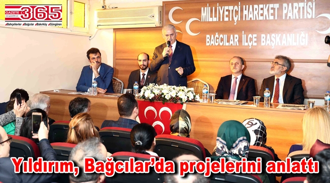 AK Parti'nin İstanbul Adayı Binali Yıldırım Bağcılar'a geldi