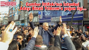 Binali Yıldırım Bahçelievlerli vatandaşlarla kucaklaştı 