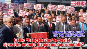 CHP'liler; 'Bahçelievler'de adil bir seçim istiyoruz' diye haykırdılar