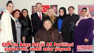 CHP'nin Bahçelievler Adayı Özkan'dan AK Parti'nin seçim bürosuna ziyaret…