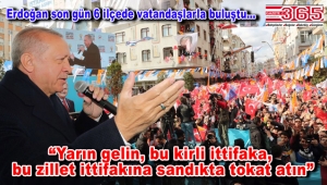 Cumhurbaşkanı Erdoğan Güngören, Bahçelievler ve Bağcılar'da miting yaptı