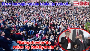 Ekrem İmamoğlu Bahçelievler ve Bağcılar'da halkla buluştu