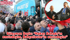 Süleyman Soylu Bahçelievler’de coşkulu kalabalığa seslendi