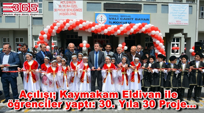 Vali Cahit Bayar İlkokulu 30. Yılını kutladı