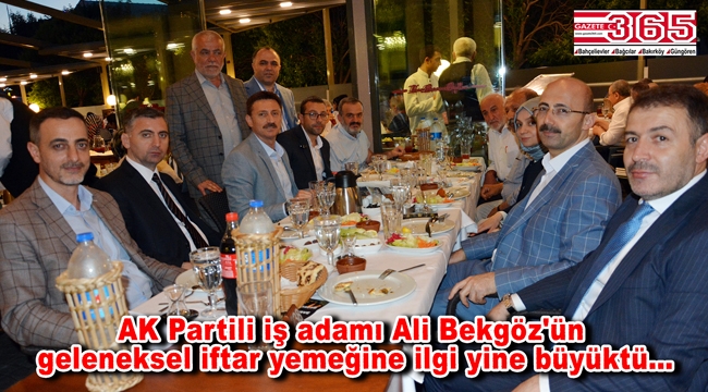 Ali Bekgöz dostları ve çalışanlarıyla iftar sofrasında buluştu