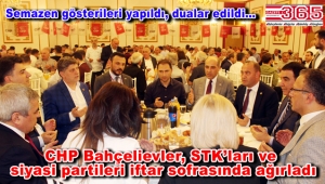 CHP Bahçelievler İlçe Örgütü'nün iftarına yoğun katılım yaşandı