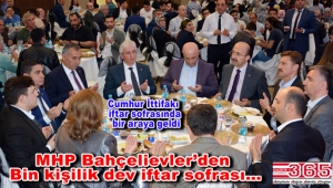 MHP Bahçelievler Teşkilatı'nın iftarına yoğun katılım yaşandı