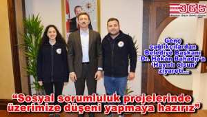 Özel Yaşam Sağlık Hizmetleri yöneticileri Başkan Hakan Bahadır’ı ziyaret etti