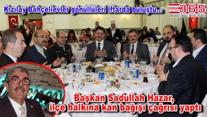 Türk Kızılayı Bahçelievler Şubesi, iftar geleneğini bozmadı