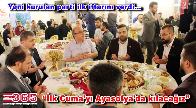 Yeniden Refah Partisi Bahçelievler Teşkilatı iftar programı düzenledi