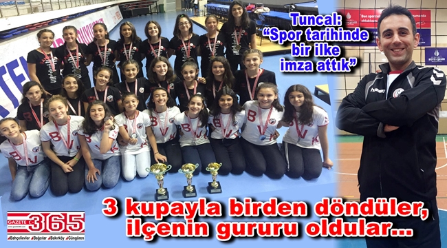 Bahçelievler Voleybol Kulübü, İstanbul Şampiyonası'na damga vurdu