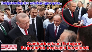 Cumhurbaşkanı Erdoğan Bağcılar Belediyesi'ni ziyaret etti