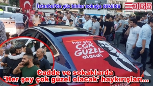 Ekrem İmamoğlu taraftarları zafer kutlaması için sokaklara döküldü