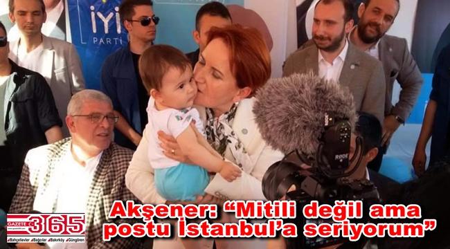 İYİ Parti Genel Başkanı Akşener, Bağcılar ve Güngören'e geldi